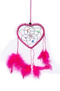 Little Heart Dream Catcher, pink