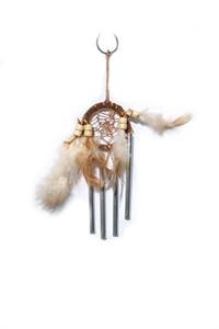 Dream Catcher with Chimes, tan