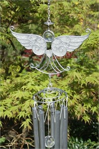 Silver Angel Wind Chime