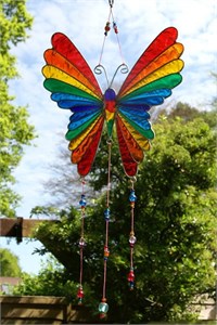 Rainbow Butterfly Suncatcher, large