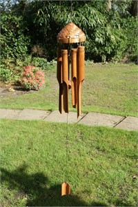 Padi Hat Bamboo Chime, medium