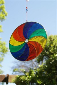 Swirly Rainbow Suncatcher