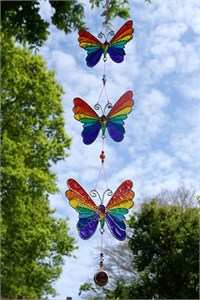 String of Rainbow Butterflies