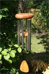 Festival 18 inch Wind Chime, silver