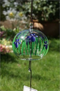 Blue Iris Wind Chime