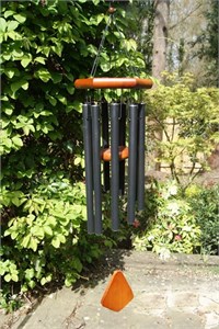 Adante 34 inch Wind Chime, satin black