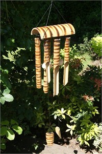 Tiger Cub Bamboo Wind Chime