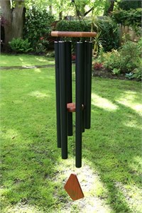 Nature's Melody Wind Chime, 42 inch black