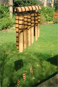 Tiger Bamboo Wind Chime