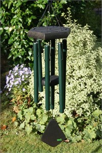 Nature's Melody Wind Chime, 24 inch forest green