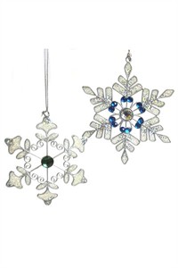 Sparkly Snowflakes, small pair