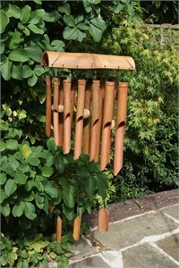 Serengeti Bamboo Wind Chime, medium
