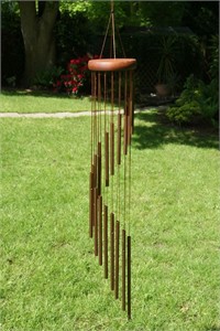 Bronze Spiral Wind Chime