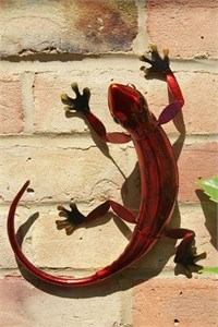 Red Metal Gecko, 27 cm