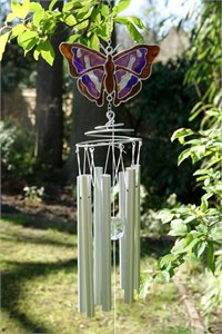 British Butterfly Wind Chime:  Purple Emperor