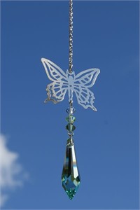Butterfly with Blue Icicle