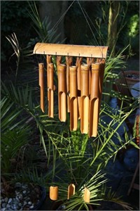 Serengeti Bamboo Wind Chime, medium