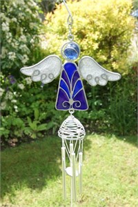 Blue and Purple Angel Wind Chime