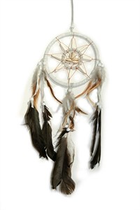 Hopi Dream Catcher, White