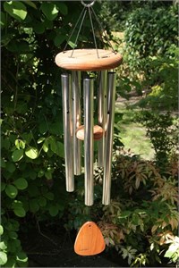 Festival 28 inch Wind Chime, silver