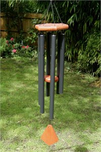 Nature's Melody Wind Chime, 36 inch black