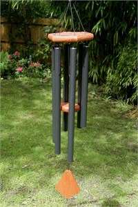 Nature&#39;s Melody Wind Chime, 36 inch black