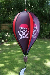 Large Hot Air Balloon Spinner, Pirate