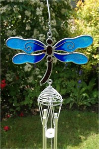 Blue Dragonfly Wind Chime