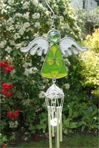 Green Angel Wind Chime