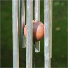 Nature&#39;s Melody Wind Chime, 14 inch silver
