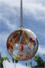 Parrot Feathers Glass Ball, 10 cm