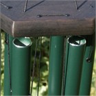 Nature&#39;s Melody Wind Chime, 28 inch forest green