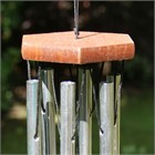 Nature&#39;s Melody Wind Chime, 14 inch silver