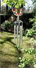 British Butterfly Wind Chime:  Peacock