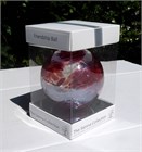 Ruby Glass Ball, 10 cm