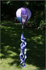 Standard Hot Air Balloon Spinner, Purple Patchwork