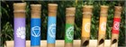 Bamboo Wind Chime with Chakra Colours