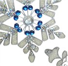 Sparkly Snowflakes, medium pair