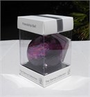  Pink-Purple Glass Ball, 8 cm