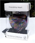 Multicoloured Glass Heart, 8 cm