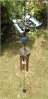 Turquoise Butterfly Wind Chime