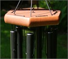 Nature&#39;s Melody Wind Chime, 24 inch black