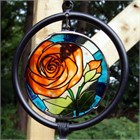 Glass Rose Wind Chime