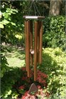 Nature&#39;s Melody Wind Chime, 42 inch bronze
