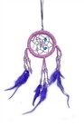 Beaded Dream Catcher, purple (6.25 cm)