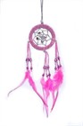 Beaded Dream Catcher, pink (6.25 cm)