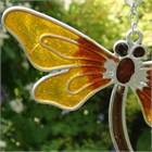 Yellow Dragonfly Wind Chime