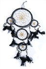 Dream Catcher with Shells, black  (15 cm)