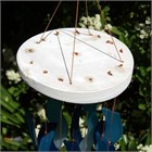 Wavy Glass Wind Chime, Ocean