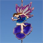 Fairy with Purple Pansy